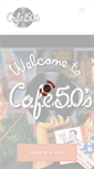 Mobile Screenshot of cafe50s.com